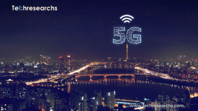 a poster showing 5g and Audi and Verizon