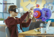 A picture showing a boy doing something with Virtual Reality for Training and Education