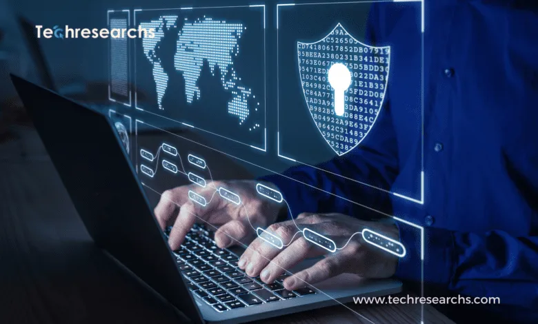 Cybersecurity team protecting an organization from cybercrime