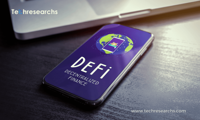A picture showing Decentralized Finance (DeFi)