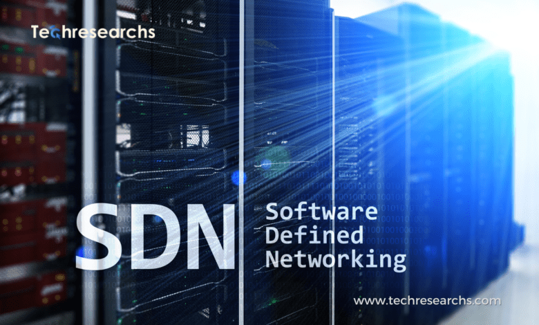 A picture showing SDN Software-defined networking
