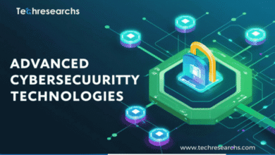 Advanced cybersecurity technologies protecting digital systems