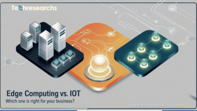 Edge Computing vs IoT comparison for business technology