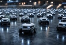 Autonomous robots working together as a robotic swarm