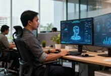 AI explainability showing how intelligent systems analyze data and make decisions
