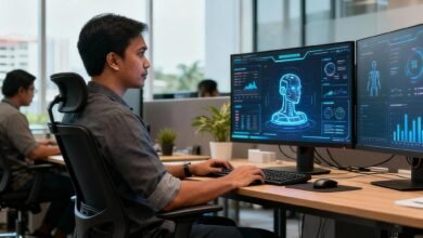 AI explainability showing how intelligent systems analyze data and make decisions