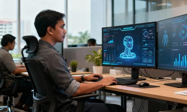 AI explainability showing how intelligent systems analyze data and make decisions