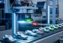 AI vision systems detecting defects during manufacturing quality inspection