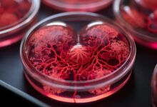 Organoid technology showing miniature three-dimensional models of human organs in a laboratory