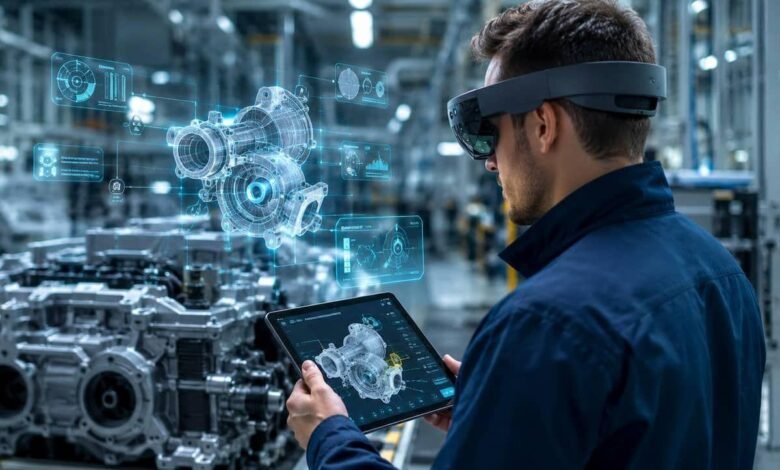 Spatial computing connecting digital models with industrial equipment