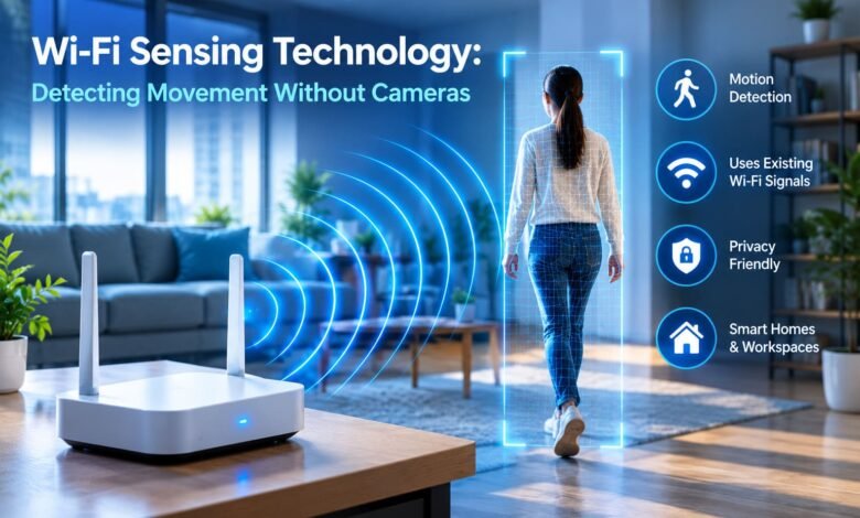 Wi-Fi sensing technology detecting human movement without cameras